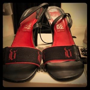 Gianni Versace ankle strap sandals